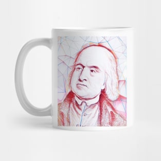 Jeremy Bentham Portrait | Jeremy Bentham Artwork | Line Art Mug